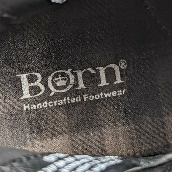 Born Women Arula Distressed Black Suede Western ankle boots size 6M NEW - Picture 5 of 9